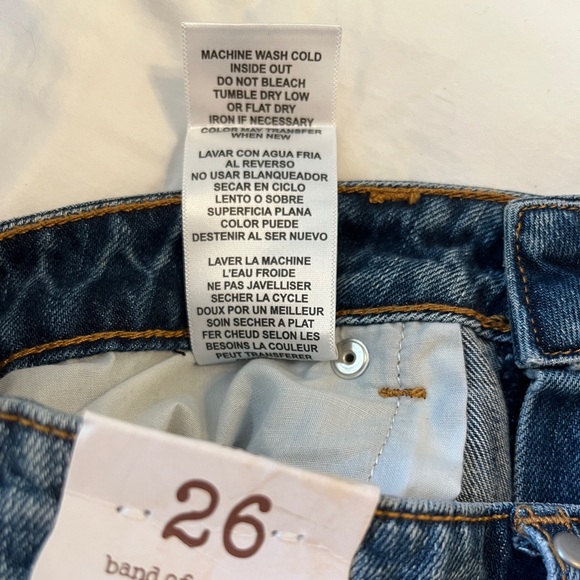 BOG Collective Buckle Charlotte Distressed Jean Shorts with Rivets Size 26 NWT - Picture 10 of 10